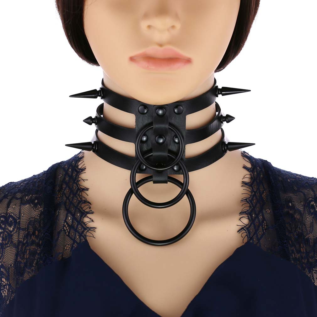 Fashion Women Men Black Rivet  - Women'S Emo Accessories recension och pris