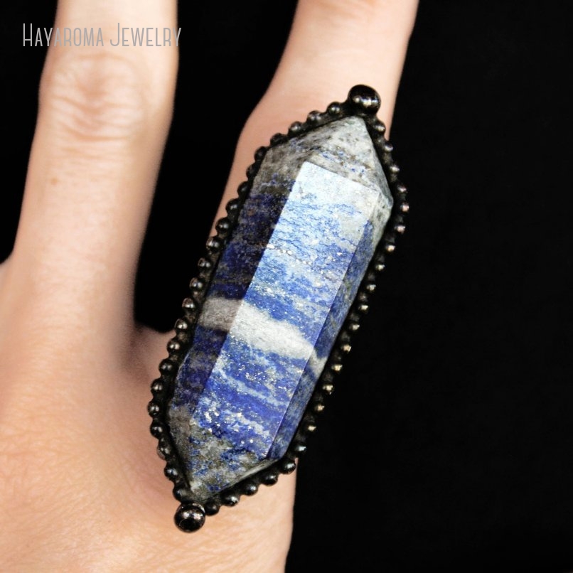 10pcs Lapis Lazuli Crystal Adj - Women'S Emo Accessories recension och pris