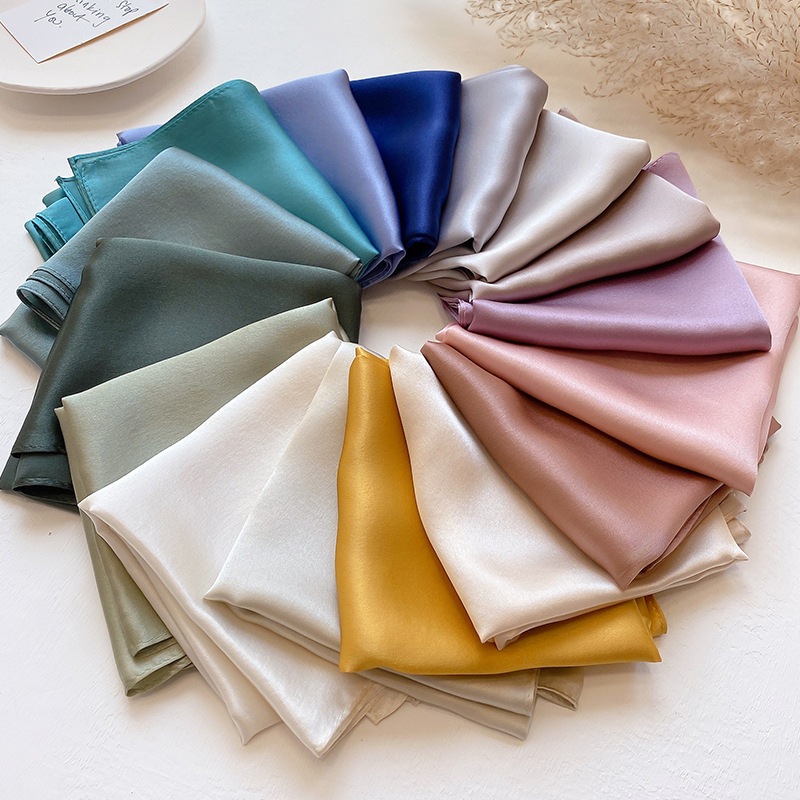 Fashion 100% Real Silk Scarf W - Silk Scarf Square recension och pris