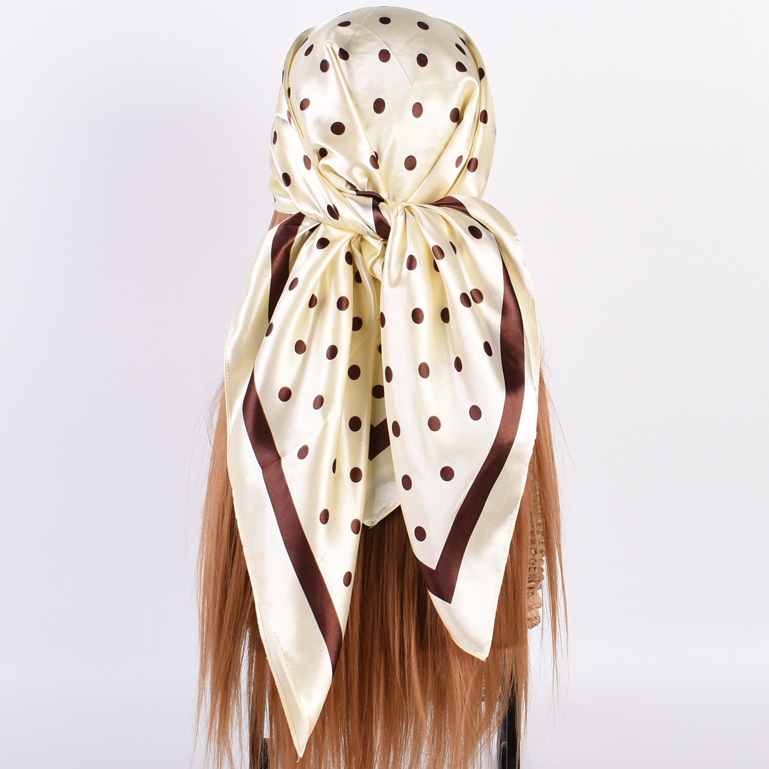 Summer new fashionable tempera - Silk Scarf Square recension och pris