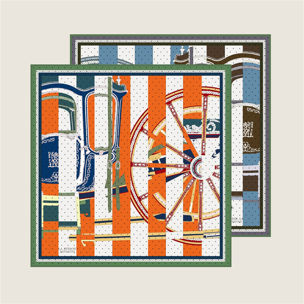 POBING Hand Rolled Twill Silk  - Silk Scarf Square recension och pris